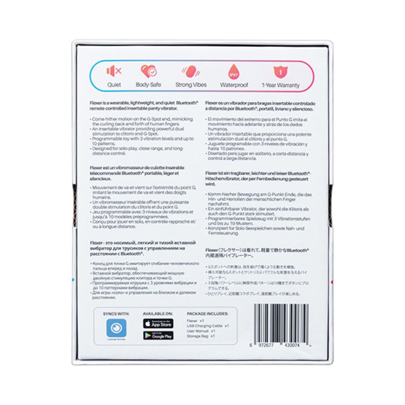 Смарт вібратор в трусики Buy Lovense - Flexer - G-Spot & Clitoral Dual Panty Vibrator вид 5