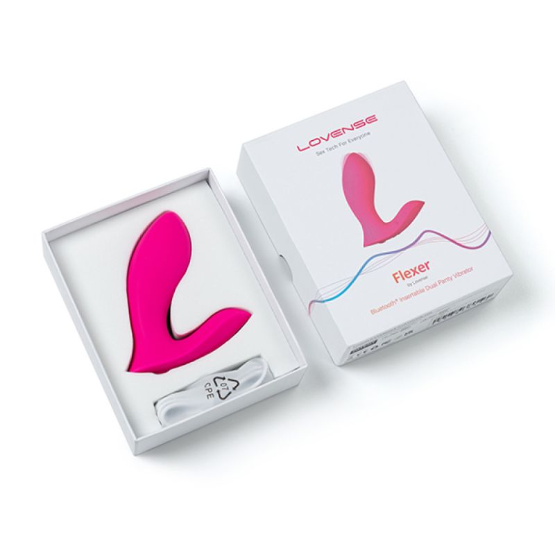 Смарт вібратор в трусики Buy Lovense - Flexer - G-Spot & Clitoral Dual Panty Vibrator вид 2