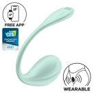 Смарт вібро-яйце Satisfyer Smooth Petal, м'ятний вид 6