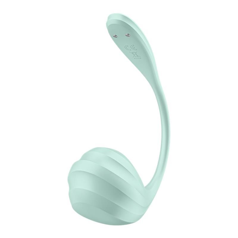 Смарт вібро-яйце Satisfyer Smooth Petal, м'ятний вид 3