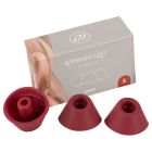 Змінні насадки на Womanizer Duo Heads, бордові, розмір S вид 3