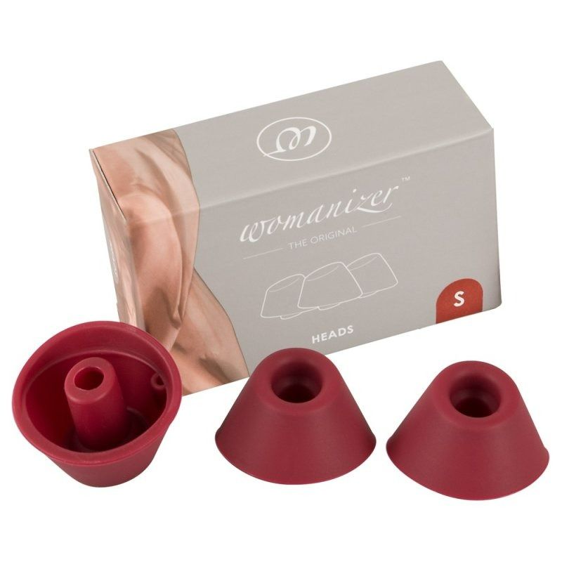 Змінні насадки на Womanizer Duo Heads, бордові, розмір S вид 3