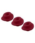 Змінні насадки на Womanizer Premium 2 та Classic 2, бордові, розмір М вид 2