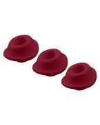 Змінні насадки на Womanizer Premium 2 та Classic 2, бордові, розмір М