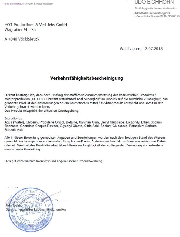 Зігріваючий лубрикант на водній основі Hot Bio lubricant Warming, 100 мл вид 3