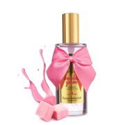 Зігріваюча масажна олія для поцілунків Bijoux Light My Fire з ароматом і смаком полуничної жуйки