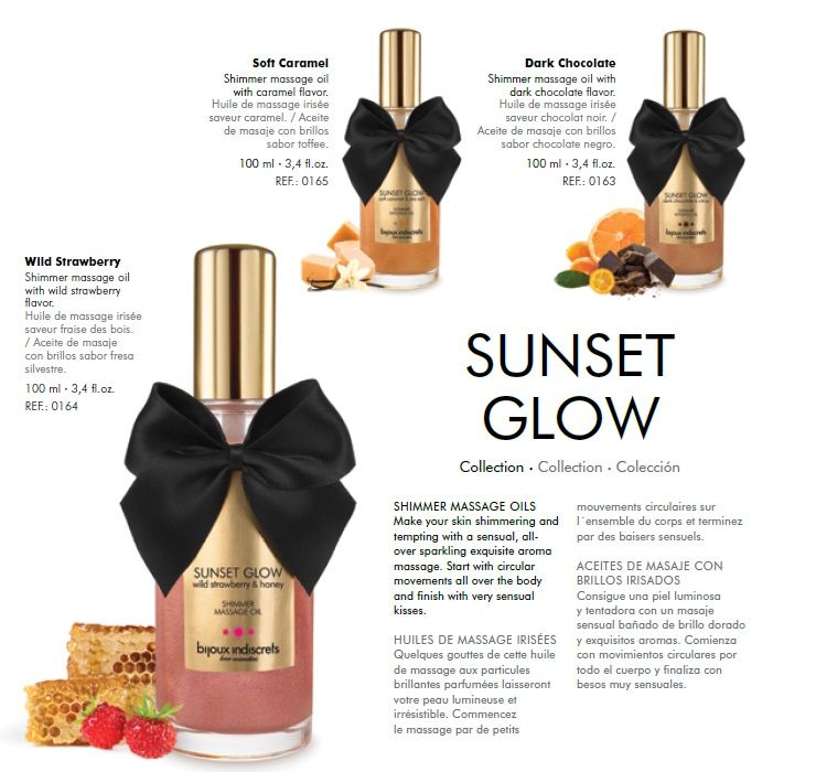 Согревающее массажное масло Bijoux LIGHT MY FIRE земляника и мед вид 5