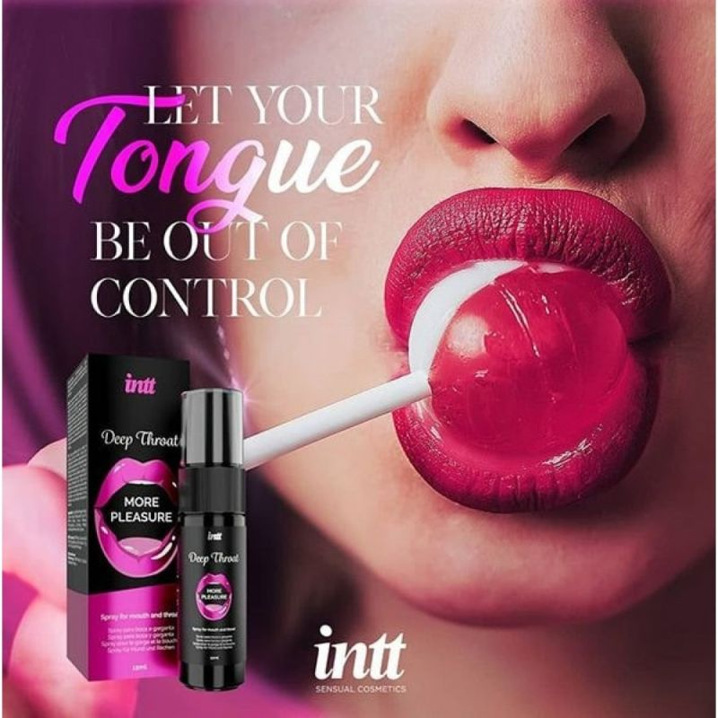 Спрей для оральных ласк Intt Deep Throat освежающая мята вид 6