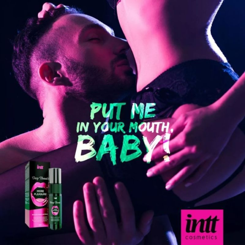 Спрей для оральных ласк Intt Deep Throat освежающая мята вид 8