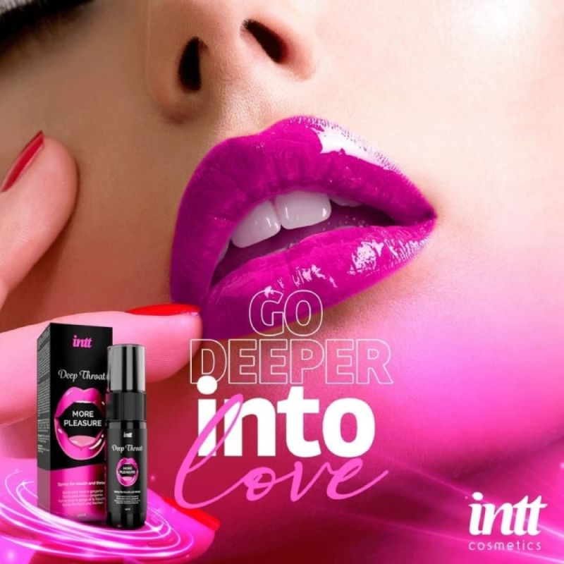 Спрей для оральных ласк Intt Deep Throat освежающая мята вид 9