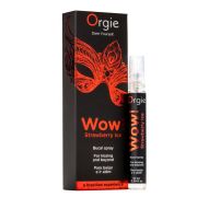 Спрей для орального сексу Orgie "WOW" Strawberry Ice з ментолом та смаком полуниці, 10 мл
