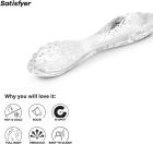 Скляний фалоімітатор Satisfyer Dazzling Crystal 1 Transparent прозорий вид 6