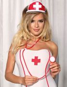 Стетоскоп медсестри Star Night для рольових ігор, червоний