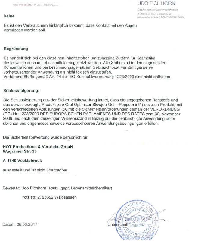 Стимулирующий оральный гель Oral Optimizer Blowjob Gel Pepermint, 50 мл вид 5