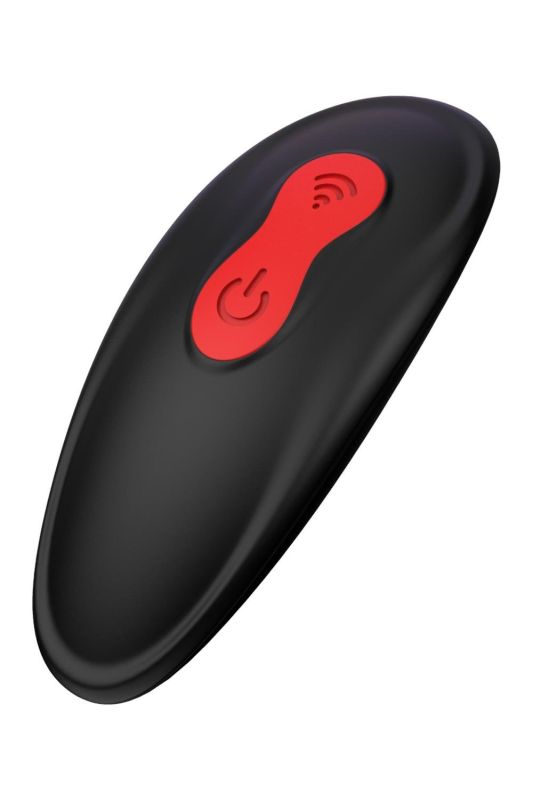 Стимулятор для простаты Dream Тoys Еssentials Remote P-Pleaser с петлей на мошонку, черный вид 7