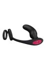 Стимулятор для простаты Dream Тoys Еssentials Remote P-Pleaser с петлей на мошонку, черный вид 5