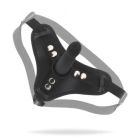 Страпон на ременях Taboom Luxury Bondage Essentials з кільцевим кріпленням, чорний, S вид 7