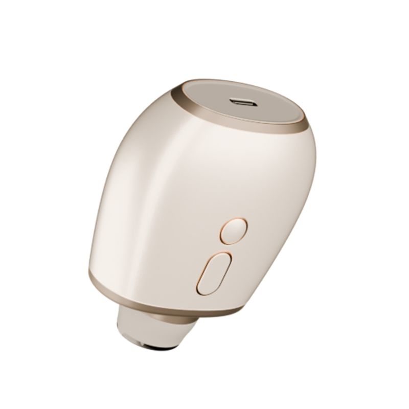 Стимулятор у вигляді парфумів BeYourLover Aromia з вакуумом та мікрострумами, кремовий вид 5