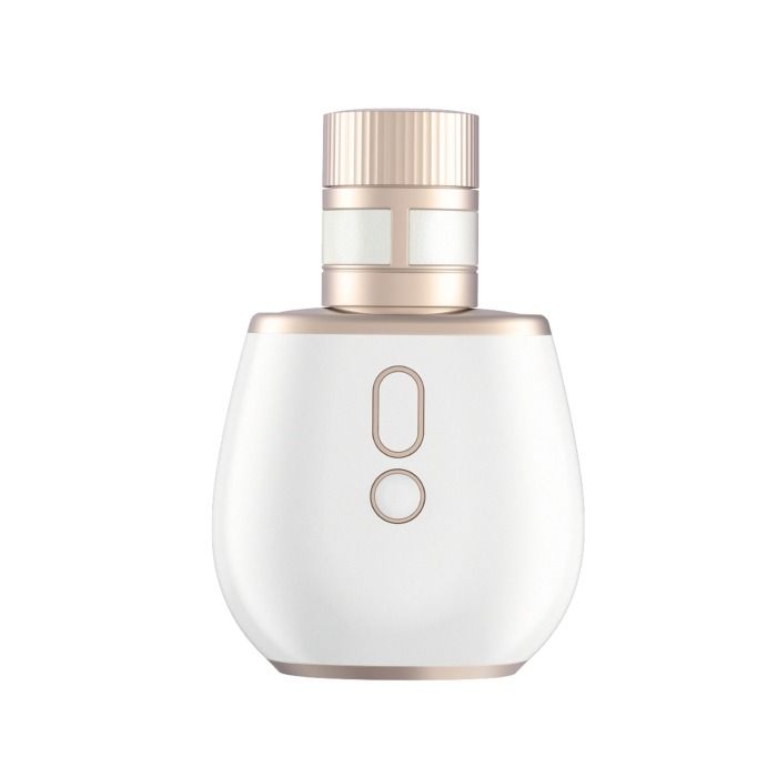 Стимулятор у вигляді парфумів BeYourLover Aromia з вакуумом та мікрострумами, кремовий вид 3