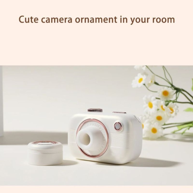 Смарт стимулятор 5-в-1 для клітора, сосків та точки G BeYourLover Alberta у вигляді фотоапарата, білий вид 11