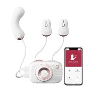 Смарт стимулятор 5-в-1 для клітора, сосків та точки G BeYourLover Alberta у вигляді фотоапарата, білий