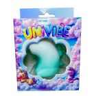 Стимулятор клитора с пульсацией UNIVIBE Единорог, 5 режимов, градиент бело-зелёный вид 11