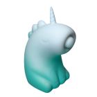 Стимулятор клітора з пульсацією UNIVIBE Єдиноріг, 5 режимів, градієнт біло-зелений вид 6