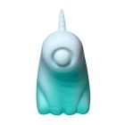 Стимулятор клитора с пульсацией UNIVIBE Единорог, 5 режимов, градиент бело-зелёный вид 5