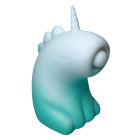 Стимулятор клітора з пульсацією UNIVIBE Єдиноріг, 5 режимів, градієнт біло-зелений вид 2