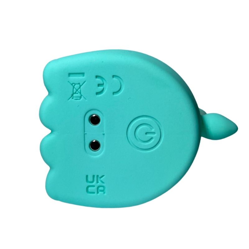 Стимулятор клитора с пульсацией UNIVIBE Единорог, 5 режимов, градиент бело-зелёный вид 10