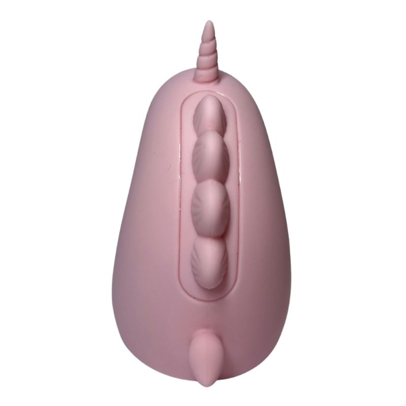 Стимулятор клитора с пульсацией UNIVIBE Единорог, 5 режимов, розовый вид 6