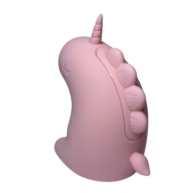 Стимулятор клитора с пульсацией UNIVIBE Единорог, 5 режимов, розовый вид 5