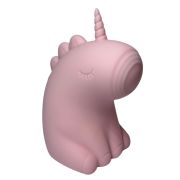 Стимулятор клітора з пульсацією UNIVIBE Єдиноріг, 5 режимів, рожевий