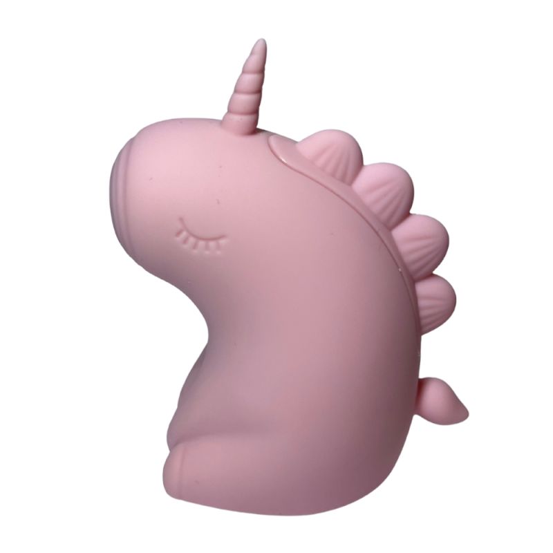 Стимулятор клітора з пульсацією UNIVIBE Єдиноріг, 5 режимів, рожевий вид 4