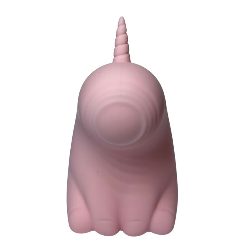 Стимулятор клітора з пульсацією UNIVIBE Єдиноріг, 5 режимів, рожевий вид 10