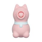 Стимулятор клитора с пульсацией UNIVIBE Котик, 5 режимов, розовый вид 3