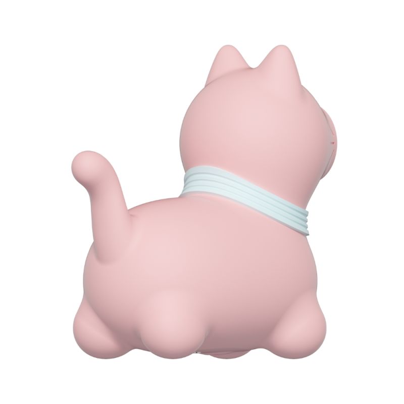 Стимулятор клітора з пульсацією UNIVIBE Котик, 5 режимів, рожевий вид 8