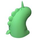 Стимулятор клитора с язычком UNIVIBE Единорог, 10 режимов, зеленый вид 7