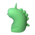 Стимулятор клитора с язычком UNIVIBE Единорог, 10 режимов, зеленый вид 4