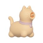 Стимулятор клитора с язычком UNIVIBE Котик, 10 режимов, жёлтый вид 4