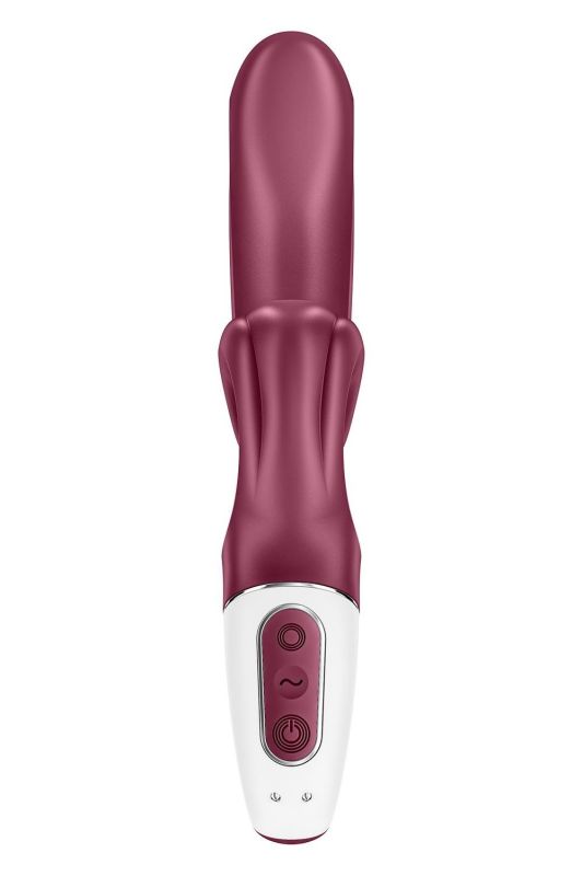 Стимулятор точки G та клітора Satisfyer Love me з вібрацією, бордовий вид 6
