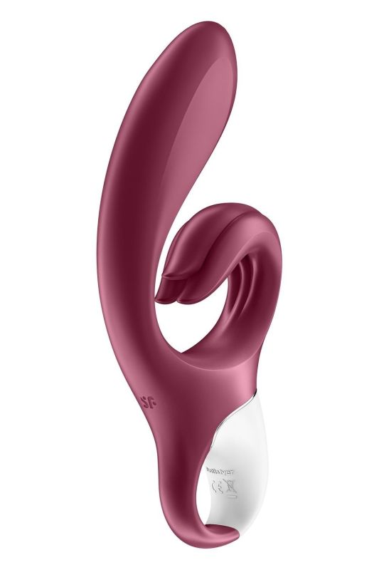 Стимулятор точки G та клітора Satisfyer Love me з вібрацією, бордовий вид 3