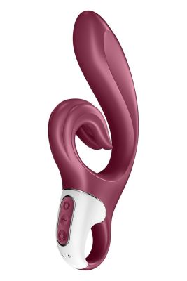 Стимулятор точки G та клітора Satisfyer Love me з вібрацією, бордовий