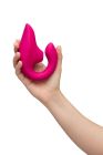 Стимулятор точки G и клитора Womanizer Blend Pink вакуум и вибрация, ярко-розовый вид 5