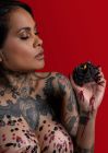 Свечи низкотемпературные БДСМ Taboom Bondage in Luxury в виде розы, 2 шт. вид 4