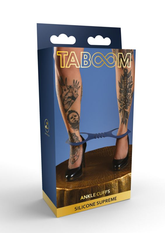 Силиконовые манжеты на косточки Taboom Silicone Supreme, синий вид 2