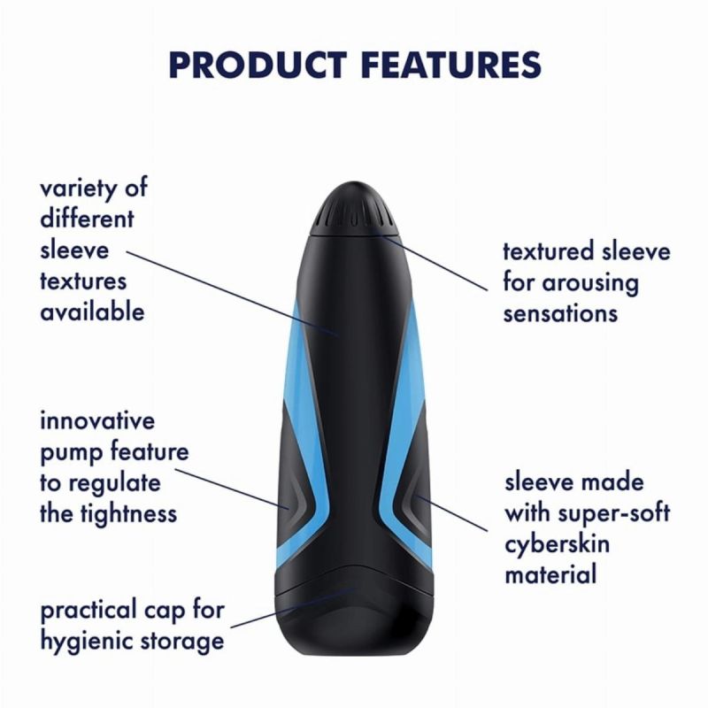 Мастурбатор з інноваційним регулятором тиску Satisfyer Men One вид 6