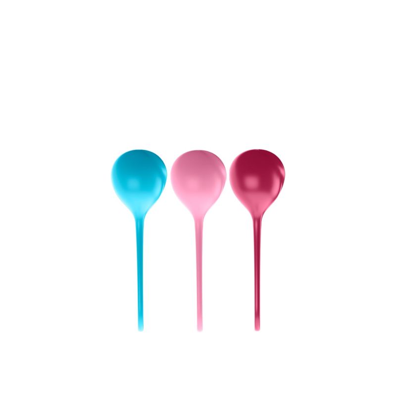 Набір одинарних вагінальних кульок Satisfyer Strengthening Balls різнокольорові вид 5