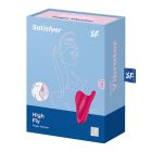 Вібратор ергономічної форми на палець Satisfyer High Fly червоний вид 6