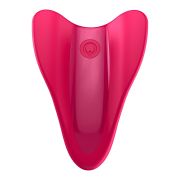 Вібратор ергономічної форми на палець Satisfyer High Fly червоний